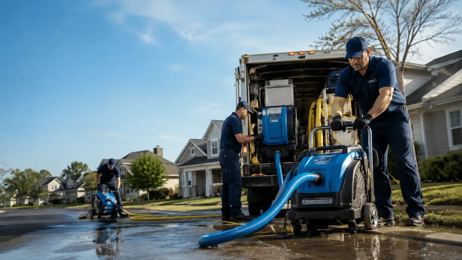 Flood Damage Cleanup in La Luz, NM